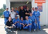 Luca Ciriani (Vicepresidente FVG e assessore regionale Protezione civile) e Guglielmo Berlasso (Direttore Protezione civile FVG) nel campo di accoglienza allestito dal FVG per i terremotati. (Mirandola 18/06/12)