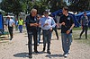 Guglielmo Berlasso (Direttore Protezione civile FVG), Renzo Tondo (Presidente Friuli Venezia Giulia) e Luca Ciriani (Vicepresidente FVG e assessore regionale Protezione civile) nel campo di accoglienza allestito dal FVG per i terremotati. (Mirandola 18/06/12)