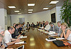 Renzo Tondo (Presidente Friuli Venezia Giulia) e Sandra Savino (Assessore regionale Finanze) nel corso dell'incontro con i parlamentari eletti in FVG (al Parlamento europeo e a quello nazionale). (Udine 16/07/12)